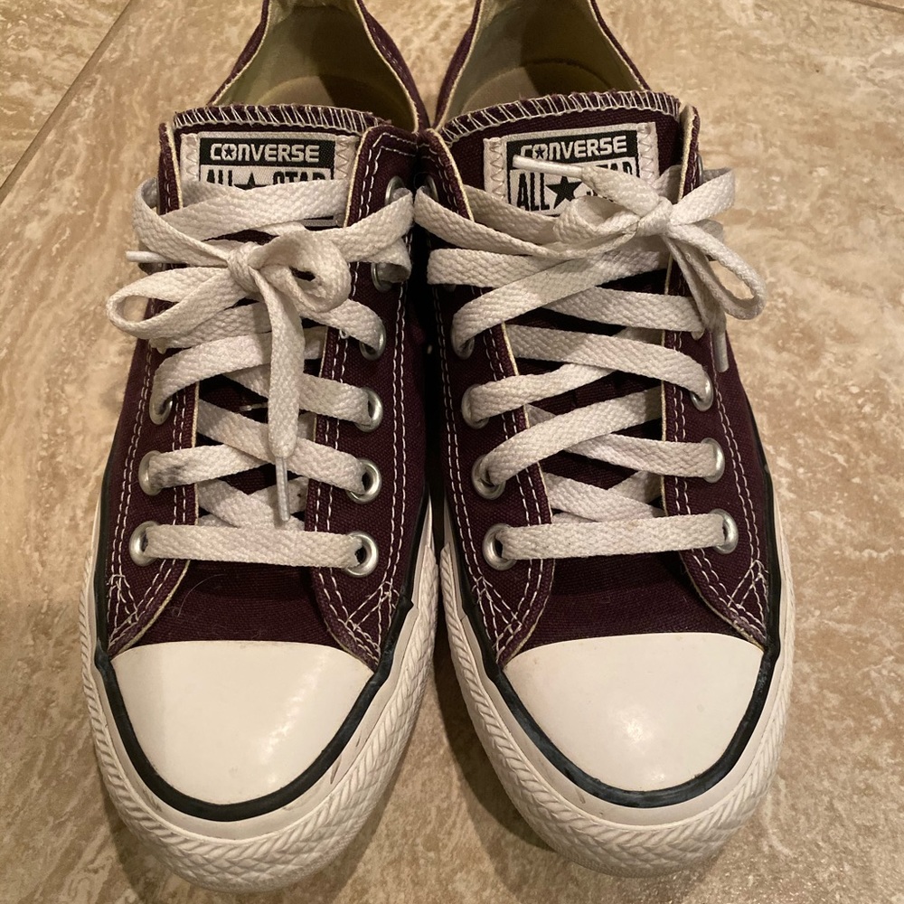 Converse All Star Plum Low Top Sneakers